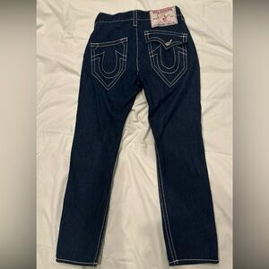 True Religion Men's Vintage Marco Big T Blue Denim Jeans sz 29 x 33